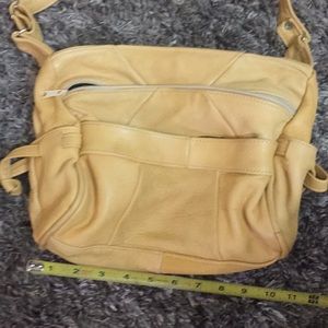 Leather bag. Crossbody